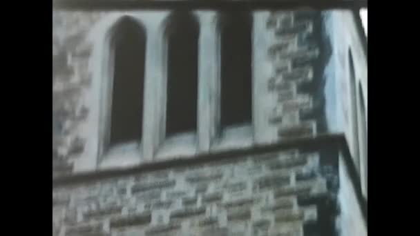 瑞士卢塞恩 1965年3月16日 瑞士卢塞恩在1965年拍摄了大教堂 — 图库视频影像