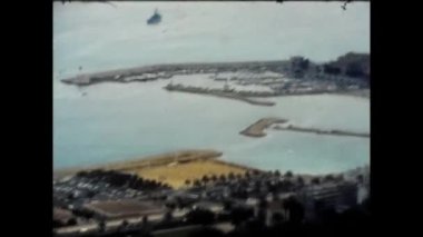 Napoli, İtalya 20 Nisan 1960: Napoli Körfezi 60 'lar İtalya' da