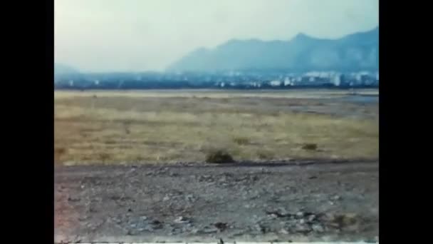 Palermo Włochy Czerwiec 1960 Pasy Startowe Lotniska Palermo Lat — Wideo stockowe