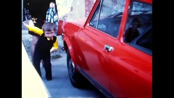 Palermo Itália Março 1965 Crianças Brincando Piazza Independência Palermo Partir — Vídeo de Stock