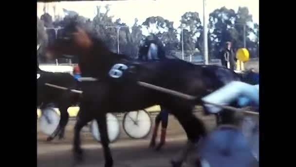 Palermo Aprile 1970 Ippodromo Palermo Negli Anni — Video Stock