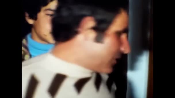 Palermo Olasz Március 1970 Egy Évekbeli Családi Születésnapja — Stock videók
