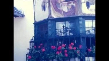 Kopenhag, Danimarka 18 Nisan 1970: 70 'lerde Danimarka' da turistler