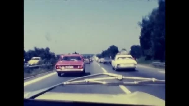 Κοπεγχάγη Δανία Απριλίου 1970 Ταξίδι Αυτοκίνητο Στη Δανία Δεκαετία Του — Αρχείο Βίντεο
