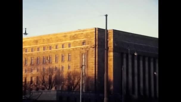 瑞典1960年10月15日 1960年代起在芬兰的市政大楼 — 图库视频影像