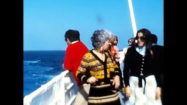 Athene Egypt June 1979 Cruise Ship Trip Egypt 70S — Stock Video