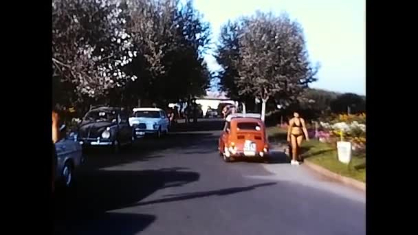 Argentario Τοσκάνη Ιουνίου 1970 Γυναίκες Κάμπινγκ Στο Argentario Από Δεκαετία — Αρχείο Βίντεο