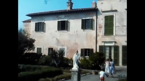 Elba Itália Julho 1970 Wiev Villa San Martino Napoleão Bonapartes — Vídeo de Stock