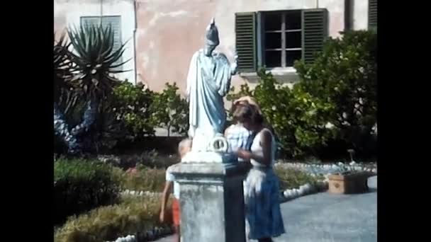 Elba Itália Julho 1970 Villa San Martino Monumento Napoleão Bonapartes — Vídeo de Stock