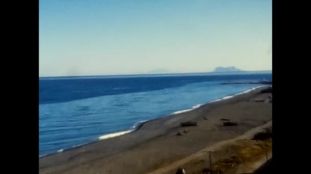 Estepona Spanya Haziran 1970 Yılların Plajı — Stok video