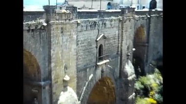 Estepona, İspanya 18 Haziran 1970: 70 'lerde şelalesi olan İspanya