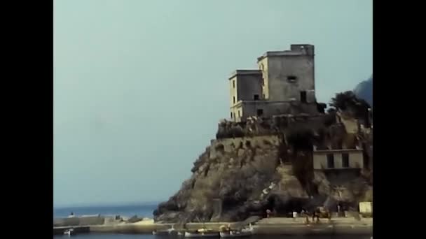Ligurie Italie Août 1980 Une Des Cinq Villes Cinque Terre — Video