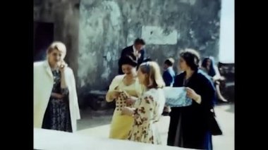 Palermo, İtalya Mart 1950: 1950 Olgun Kadın Arkadaşlar Grubu
