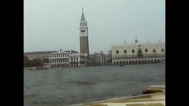 Venise Vénétie Mai 1980 Images Venise Dans Les Années 1980 — Video