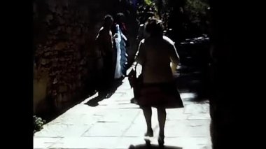 Portekiz, İspanya 18 Haziran 1970: Portekiz 70 'li yıllarda turistler