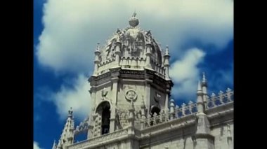 Lizbon, İspanya 18 Haziran 1970: San Jeronimo el Real veya St. Jerome the Royal