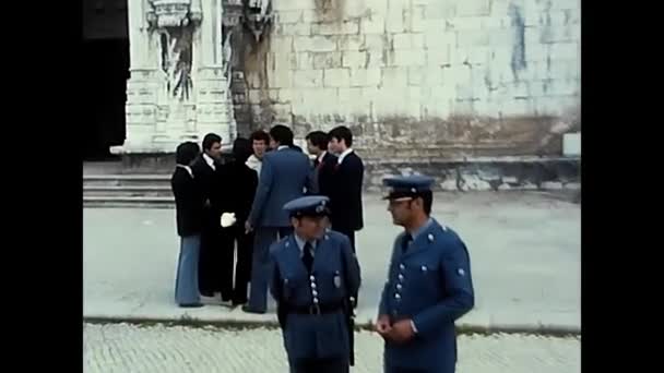 里斯本 1970年6月18日 葡萄牙的卫兵里斯本 70年代 — 图库视频影像