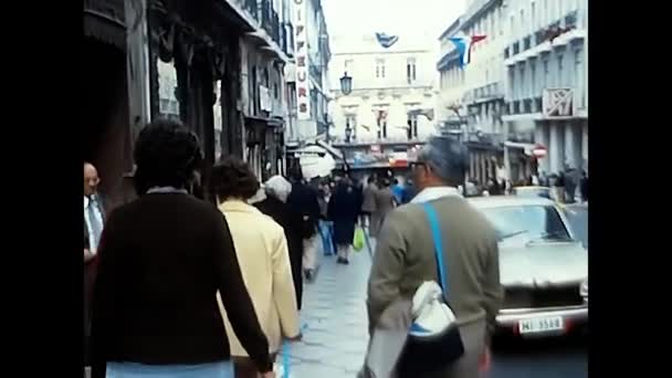 葡萄牙 1970年6月18日 葡萄牙70年代前后的游客 — 图库视频影像