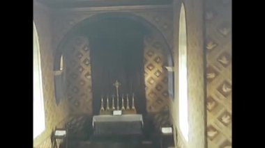 Lizbon, İspanya 18 Haziran 1970: 70 'lerde tarihi bir şatonun mobilyaları