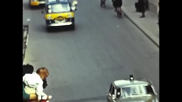 Forli Marzo 1960 Corsa Mezzi Trasporto Soccorso Bicicletta Anni — Video Stock