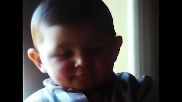 Forli Italie Mai 1960 Tir Sur Visage Enfant Dans Les — Video