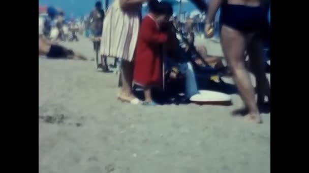 Forli Agosto 1960 Archivio Vecchio Film Annata Retrò Classico Nostalgia — Video Stock