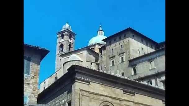 Urbino Ancona Juni 1970 Kathedraal Van Urbino — Stockvideo