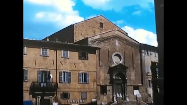 Urbino Italy Juni 1974 Urbino Katedral Talet — Stockvideo