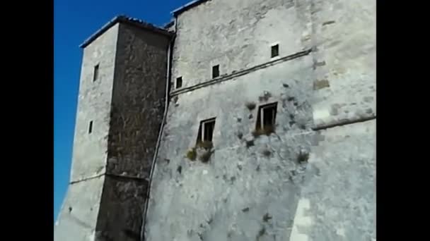 Brescia Italy August 1970 Castle Brescia 70S — Vídeo de Stock