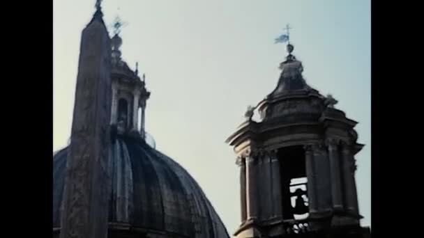 Rome Italy December 1960 Rome Church San Pietro Years — Stockvideo