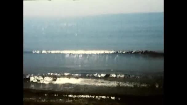 Argentario Ιταλία Ιουνίου 1960 Ηλιοβασίλεμα Στη Θάλασσα Στο Porto Ercole — Αρχείο Βίντεο