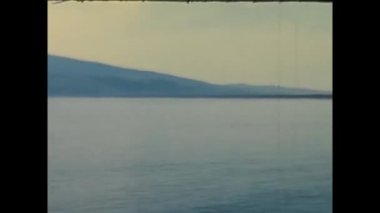 Roma, İtalya 16 Mart 1960: 60 Deniz manzaralı sahiller