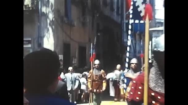 Orvieto Italy February 1960 Religious Procession Parade 1960S — Video