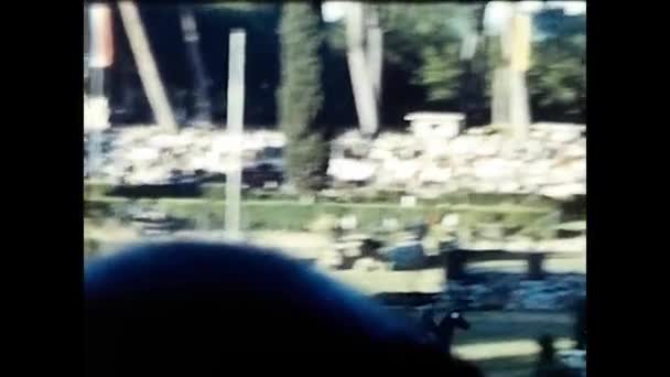 Rome Italy March 1960 Equestrian Games Horses 1960S — Stockvideo