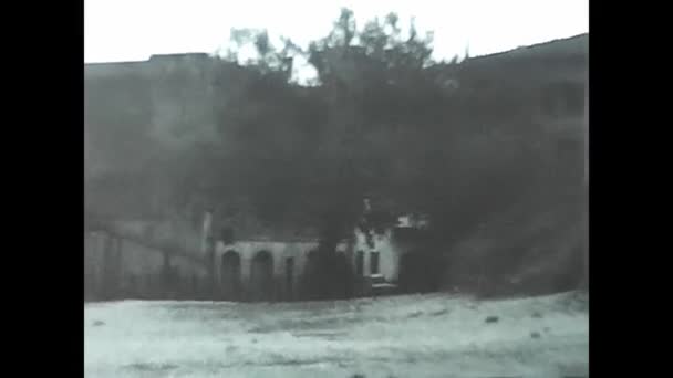 Monteluco Italy May 1950 Family Vacation 1950S — ストック動画