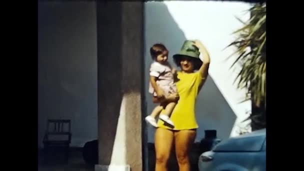 Monteluco Italy May 1950 Family Vacation 1950S — Video Stock