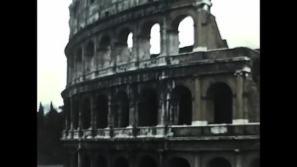 Rome Italy May 1960 Rome Colosseum 60S — Video Stock