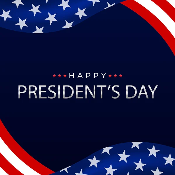Abd Başkanlar Günü Nüz Kutlu Olsun Tasarımı Amerika Birleşik Devletleri — Stok Vektör