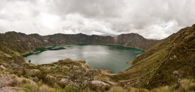 quilotoa volkan Ekvador