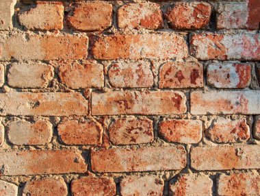 arka plan olarak eski kahverengi tuğla duvar
