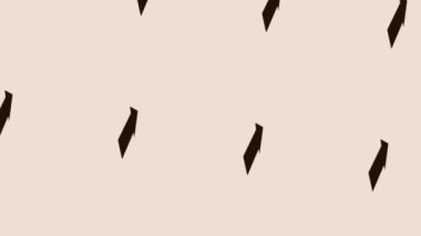 Işık pastel arka planda dönen siyah noktalı okun canlandırması