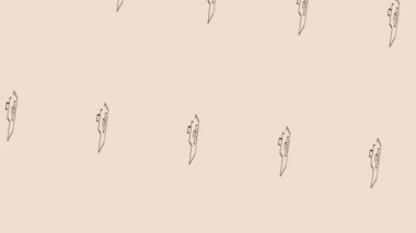 hafif pastel arka planda dönen kargo gemisi simgesinin canlandırması