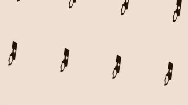 Işık Pastel arkaplanındaki dosya yükleme simgesinin döndürülmesi 