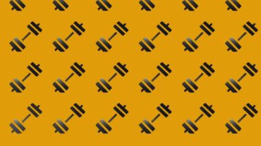 Halter simgesi sarı üzerine canlandırma