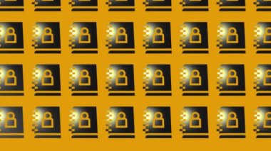 Sarı üzerine siyah çalışma kitabı simgesinin animasyonu