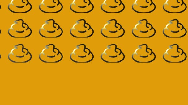 Sarı Üzerine Bebek Kremi Ikonu Animasyonu — Stok video