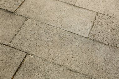 Gri Tuğla Taş Kaldırım dokusu arka planı