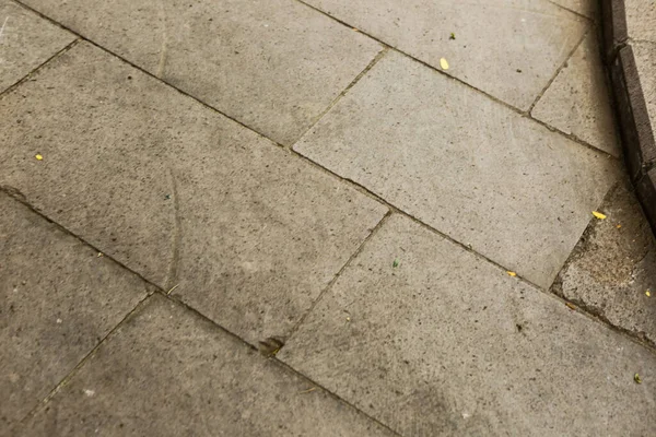 灰色のレンガの石畳のテクスチャの背景 — ストック写真