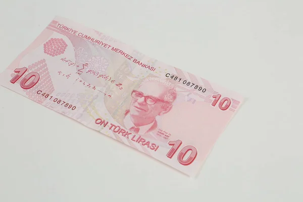 Türk Para Birimi Türk Lireti Banknotları — Stok fotoğraf