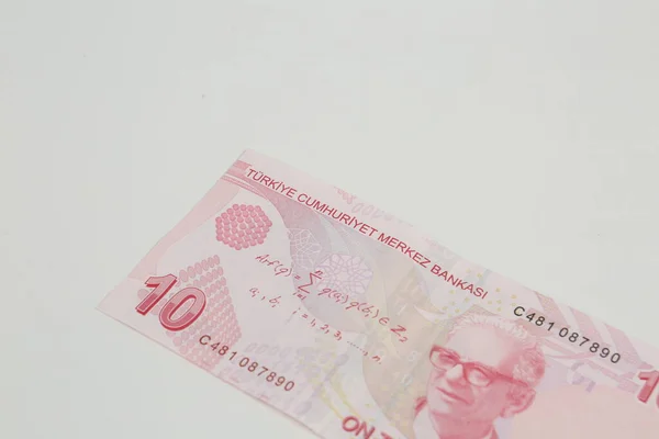 Turkish Currency Turkish Lira Banknotes — Stock Photo, Image